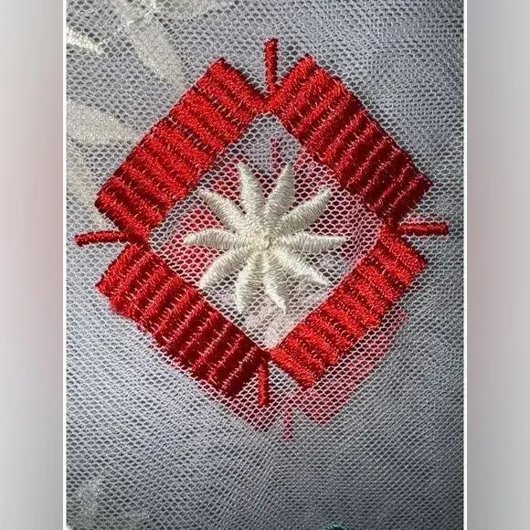 Sundance, Sheer Embroidered Boho Tunic Blouse Southwestern Folk Art Top Size Sm - Picture 5 of 11